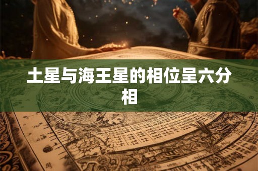 土星与海王星的相位呈六分相