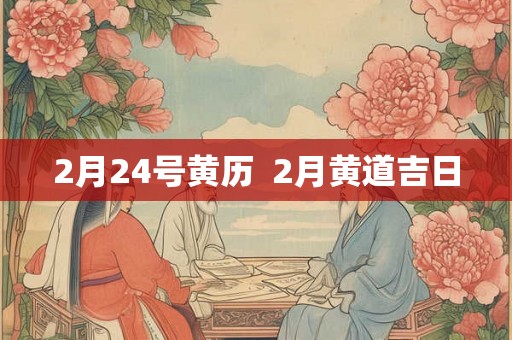 2月24号黄历  2月黄道吉日