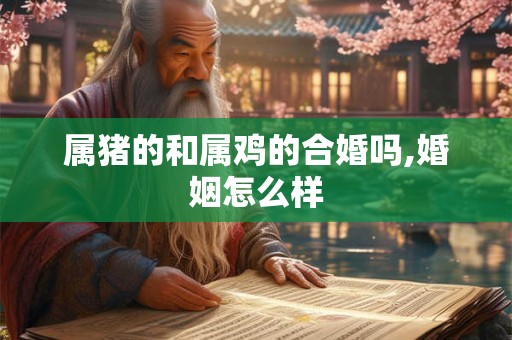 属猪的和属鸡的合婚吗,婚姻怎么样