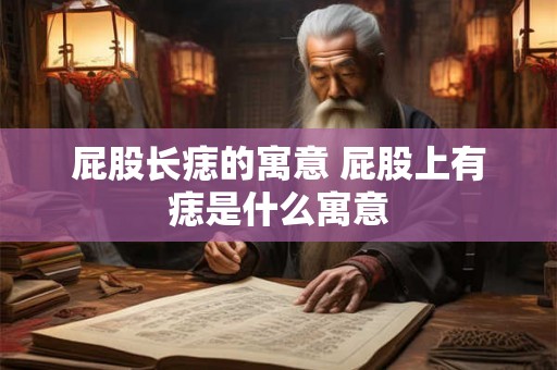 屁股长痣的寓意 屁股上有痣是什么寓意 屁股长痣的寓意 屁股上有痣是什么寓意