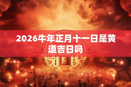 2026牛年正月十一日是黄道吉日吗 2026牛年正月十一日是黄道吉日吗