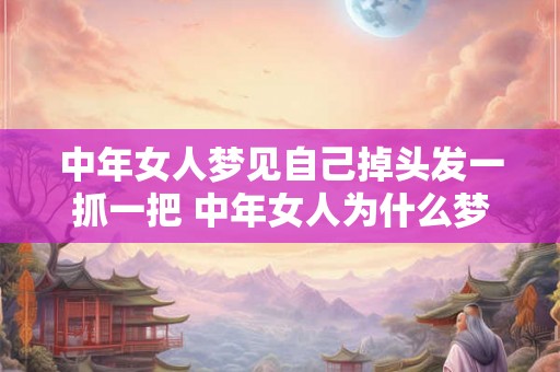 中年女人梦见自己掉头发一抓一把 中年女人为什么梦见掉头发