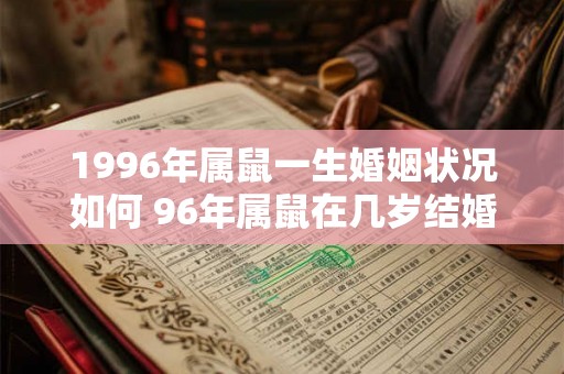 1996年属鼠一生婚姻状况如何 96年属鼠在几岁结婚最好