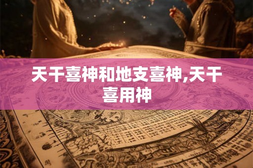 天干喜神和地支喜神,天干喜用神 天干喜神和地支喜神,天干喜用神