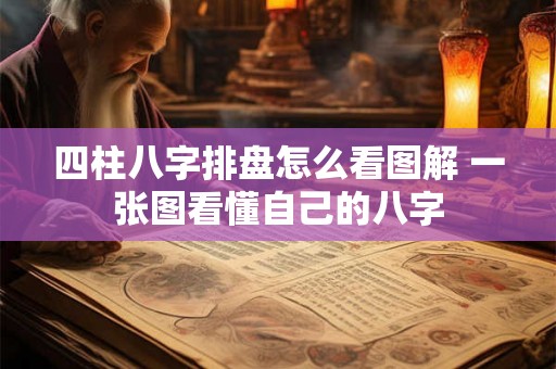 四柱八字排盘怎么看图解 一张图看懂自己的八字