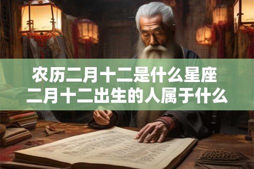 农历二月十二是什么星座 二月十二出生的人属于什么星座