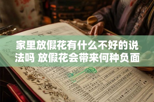 家里放假花有什么不好的说法吗 放假花会带来何种负面影响