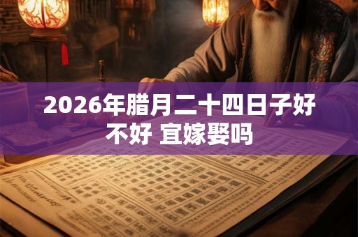 2026年腊月二十四日子好不好 宜嫁娶吗