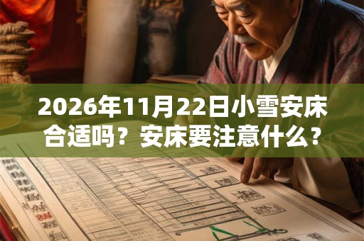 2026年11月22日小雪安床合适吗？安床要注意什么？