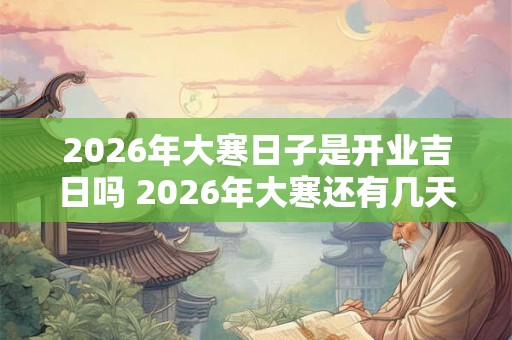 2026年大寒日子是开业吉日吗 2026年大寒还有几天 2026年大寒日子是开业吉日吗 2026年大寒还有几天