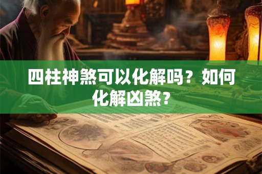 四柱神煞可以化解吗？如何化解凶煞？