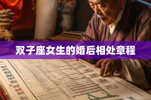 双子座女生的婚后相处章程 双子座女生的婚后相处章程