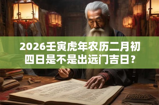 2026壬寅虎年农历二月初四日是不是出远门吉日? 2026壬寅虎年农历二月初四日是不是出远门吉日?