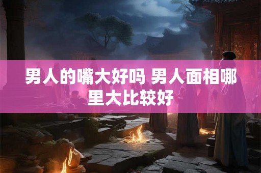 男人的嘴大好吗 男人面相哪里大比较好