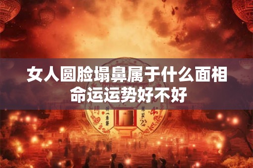 女人圆脸塌鼻属于什么面相 命运运势好不好