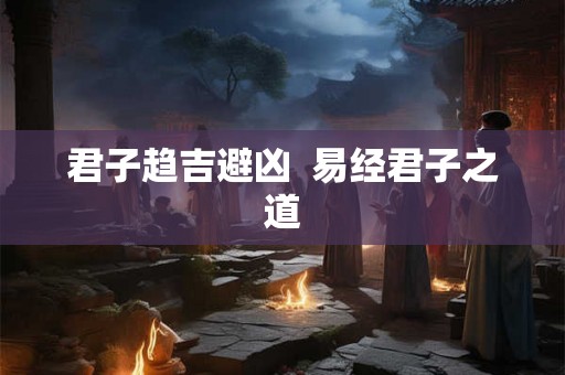 君子趋吉避凶  易经君子之道