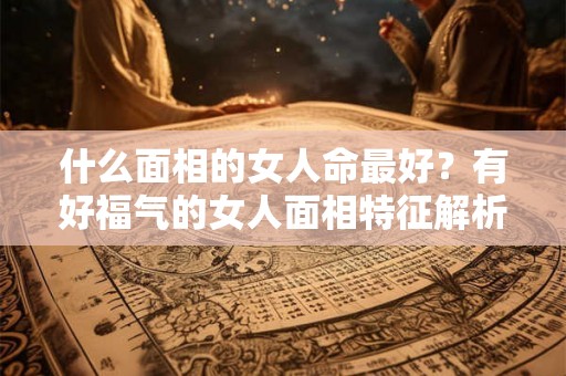 什么面相的女人命最好?有好福气的女人面相特征解析! 什么面相的女人命最好?有好福气的女人面相特征解析!
