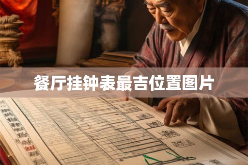 餐厅挂钟表最吉位置图片 餐厅挂钟表最吉位置图片