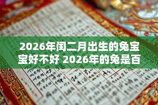 2026年闰二月出生的兔宝宝好不好 2026年的兔是百年难遇