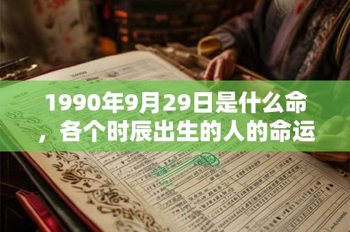 1990年9月29日是什么命,各个时辰出生的人的命运 1990年9月29日是什么命,各个时辰出生的人的命运