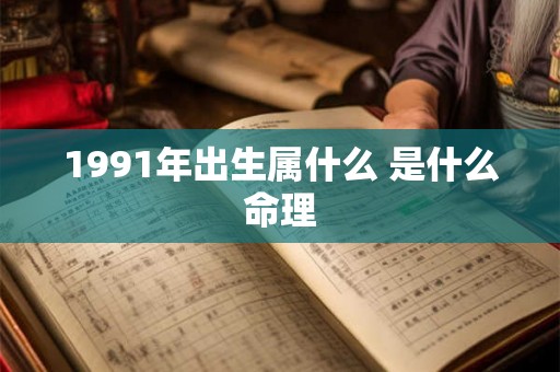1991年出生属什么 是什么命理
