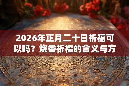 2026年正月二十日祈福可以吗?烧香祈福的含义与方法 2026年正月二十日祈福可以吗?烧香祈福的含义与方法