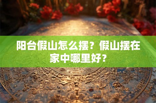 阳台假山怎么摆？假山摆在家中哪里好？