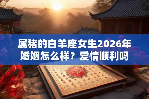 属猪的白羊座女生2026年婚姻怎么样？爱情顺利吗