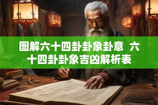 图解六十四卦卦象卦意  六十四卦卦象吉凶解析表