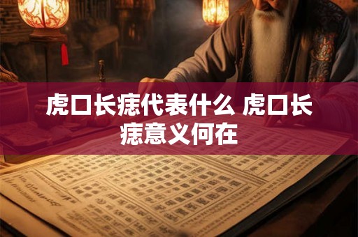 虎口长痣代表什么 虎口长痣意义何在 虎口长痣代表什么 虎口长痣意义何在