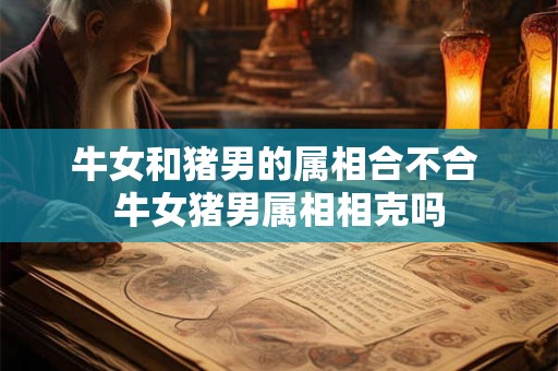 牛女和猪男的属相合不合 牛女猪男属相相克吗