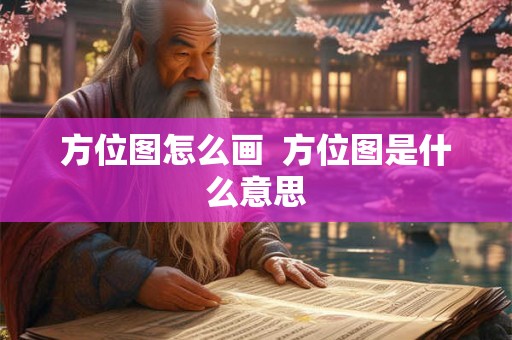 方位图怎么画  方位图是什么意思
