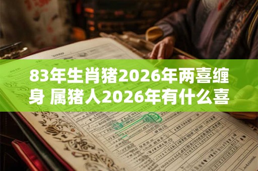 83年生肖猪2026年两喜缠身 属猪人2026年有什么喜事