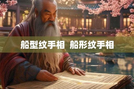 船型纹手相  船形纹手相