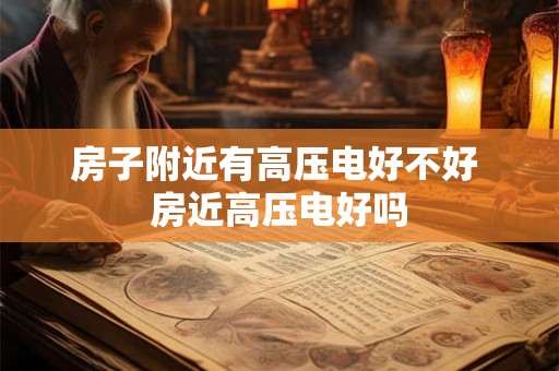 房子附近有高压电好不好 房近高压电好吗