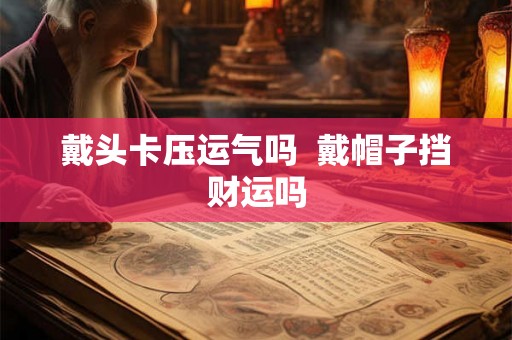 戴头卡压运气吗  戴帽子挡财运吗