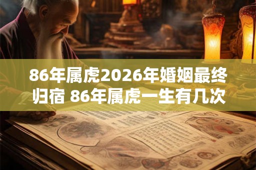 86年属虎2026年婚姻最终归宿 86年属虎一生有几次婚姻