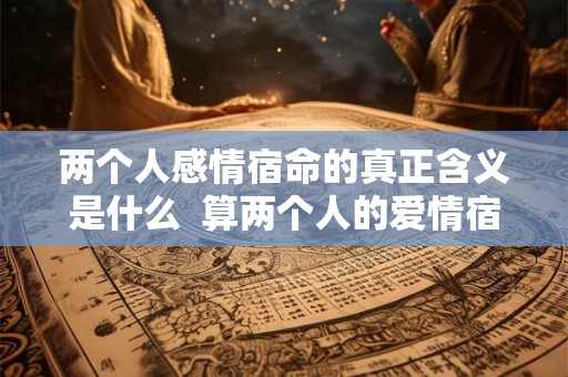 两个人感情宿命的真正含义是什么  算两个人的爱情宿命