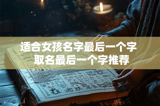 适合女孩名字最后一个字  取名最后一个字推荐