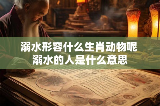 溺水形容什么生肖动物呢 溺水的人是什么意思
