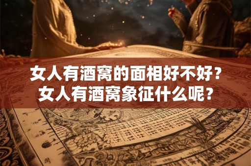 女人有酒窝的面相好不好?女人有酒窝象征什么呢? 女人有酒窝的面相好不好?女人有酒窝象征什么呢?