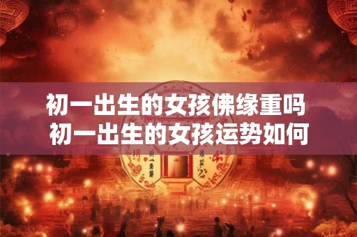 初一出生的女孩佛缘重吗 初一出生的女孩运势如何