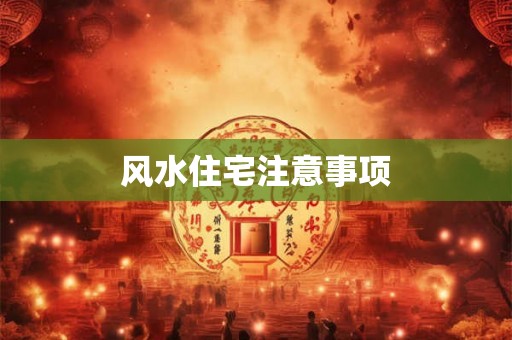 风水住宅注意事项 风水住宅注意事项