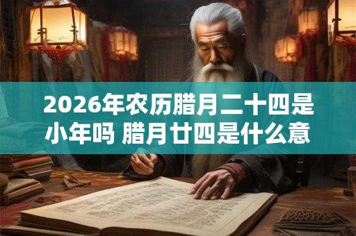 2026年农历腊月二十四是小年吗 腊月廿四是什么意思