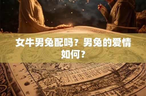女牛男兔配吗？男兔的爱情如何？