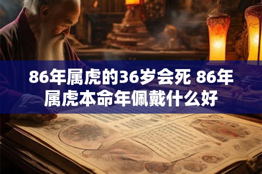 86年属虎的36岁会死 86年属虎本命年佩戴什么好