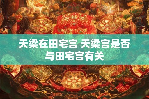 天梁在田宅宫 天梁宫是否与田宅宫有关 天梁在田宅宫 天梁宫是否与田宅宫有关