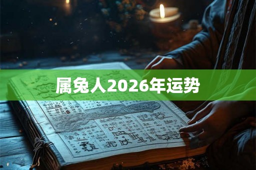 属兔人2026年运势