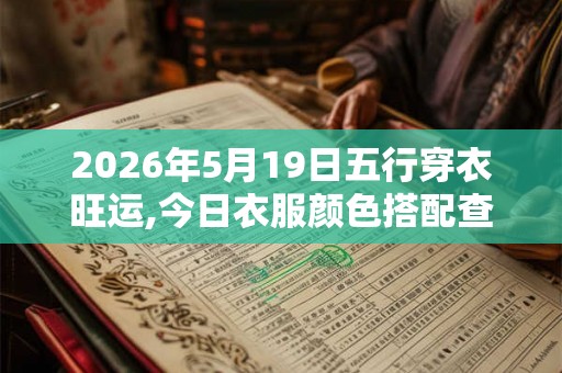 2026年5月19日五行穿衣旺运,今日衣服颜色搭配查询