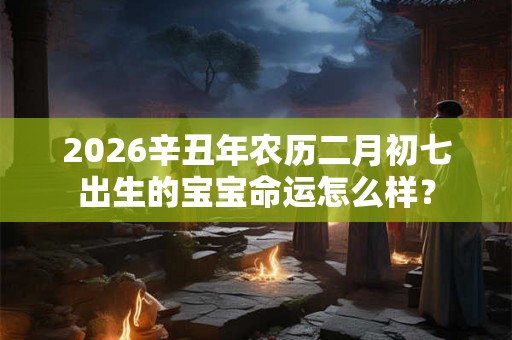 2026辛丑年农历二月初七出生的宝宝命运怎么样? 2026辛丑年农历二月初七出生的宝宝命运怎么样?